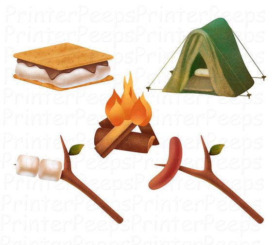 Pin Marshmellow Clipart Smore #7 - Campfire Smores, Transparent background PNG HD thumbnail