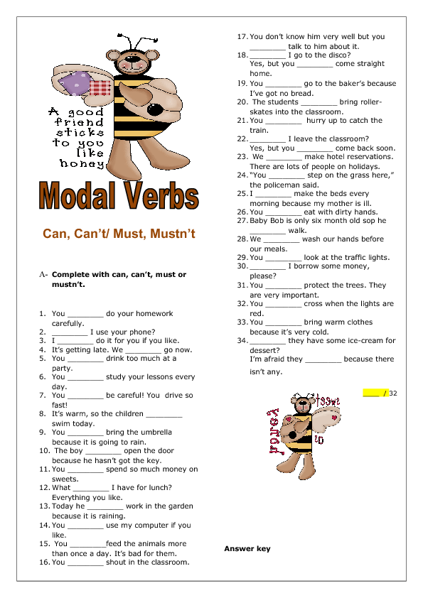Can, Canu0027T / Must, Mustnu0027T Elementary Worksheet - Can Cant, Transparent background PNG HD thumbnail