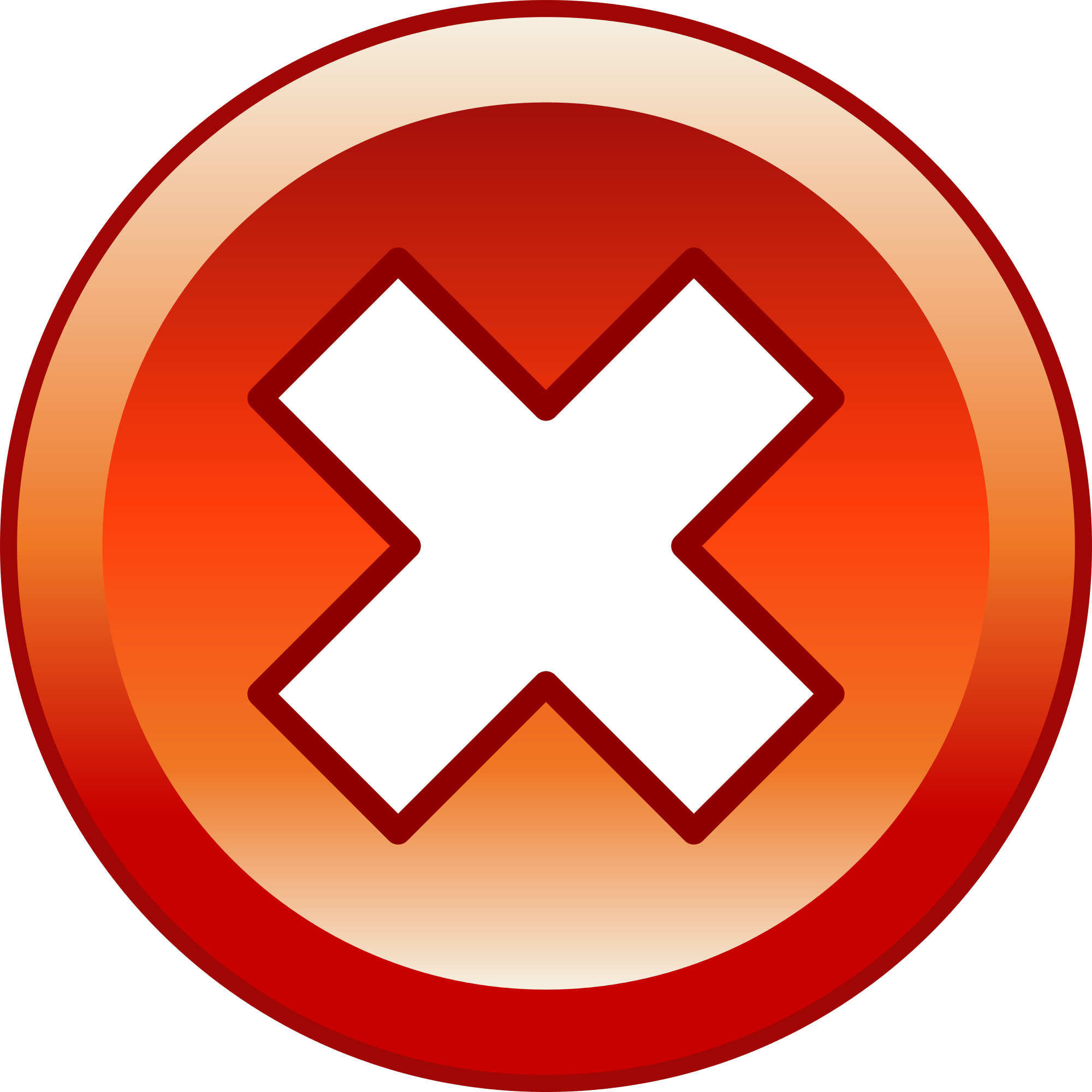 New Svg Image - Cancel Button, Transparent background PNG HD thumbnail