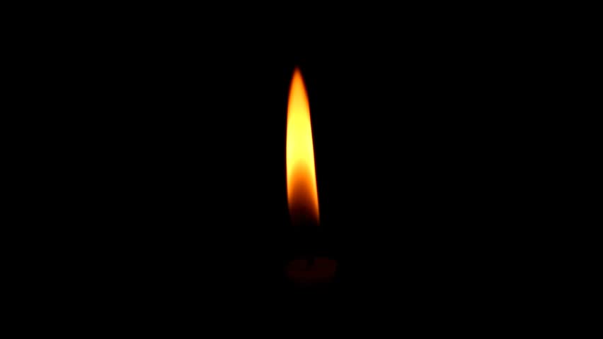 Candlelight On Black Background   Hd Stock Footage Clip - Candle Flame, Transparent background PNG HD thumbnail
