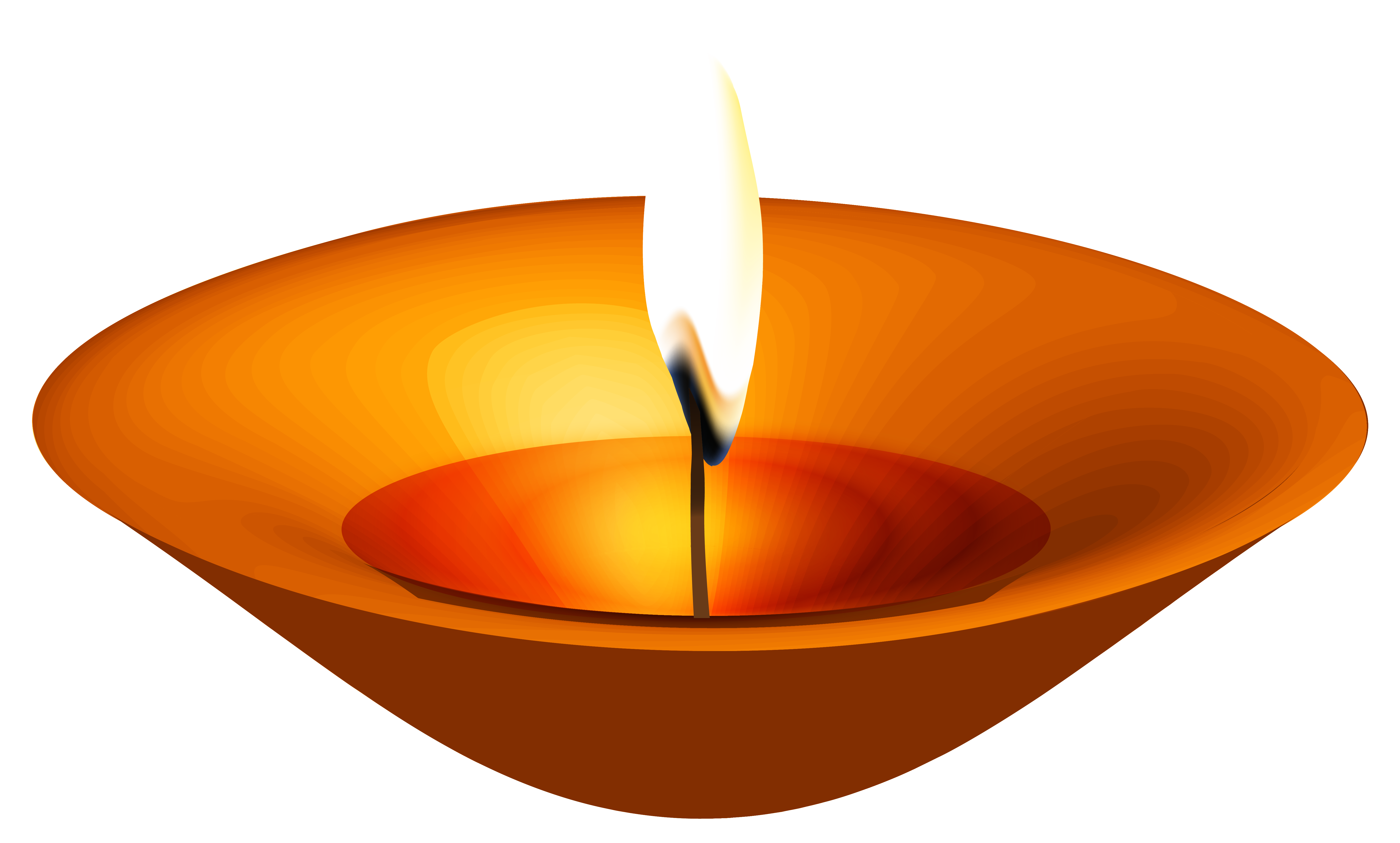 Diwali Clipart Hd Free Download - Candle, Transparent background PNG HD thumbnail