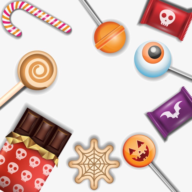 Vector Halloween Candy, Hd, Vector, Chocolate Png And Vector - Candy, Transparent background PNG HD thumbnail