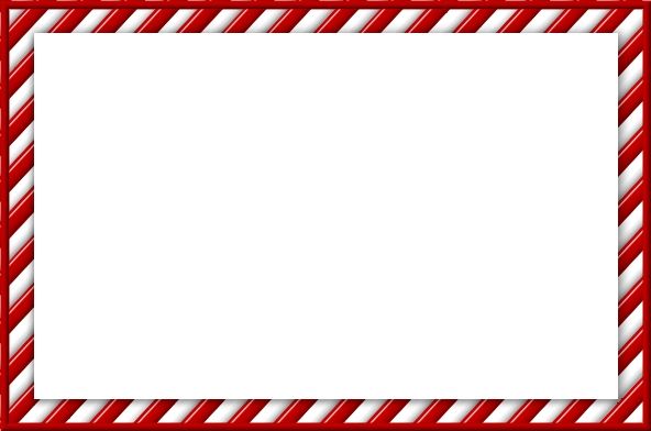 Christmas Candy Cane Border Clipart - Candy Border, Transparent background PNG HD thumbnail