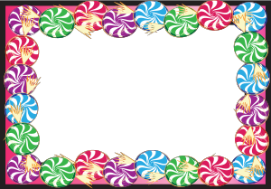Hard Candy Border - Candy Border, Transparent background PNG HD thumbnail