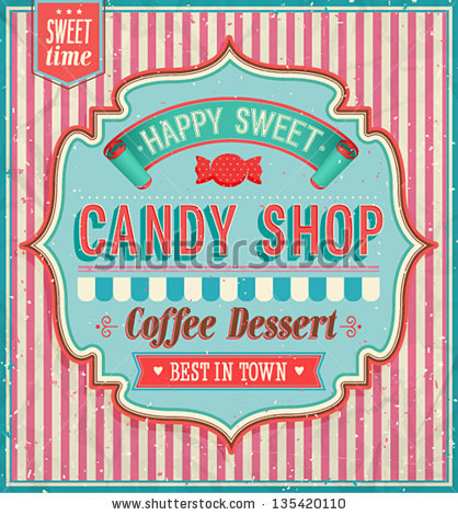Candy Shop. Vector Illustration. - Candy Shop, Transparent background PNG HD thumbnail