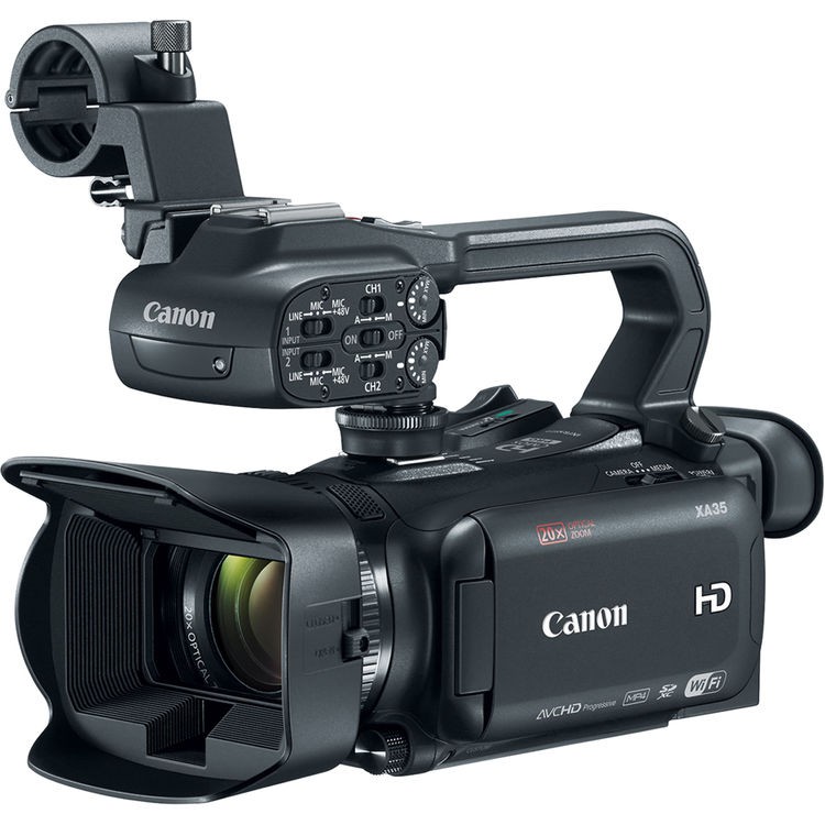 Canon Xa35 Professional Hd Camcorder (Pal) - Cannon, Transparent background PNG HD thumbnail