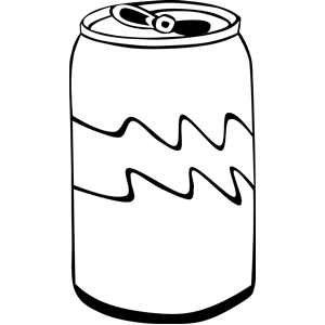 Soda clipart black and white, Cans PNG Black And White - Free PNG