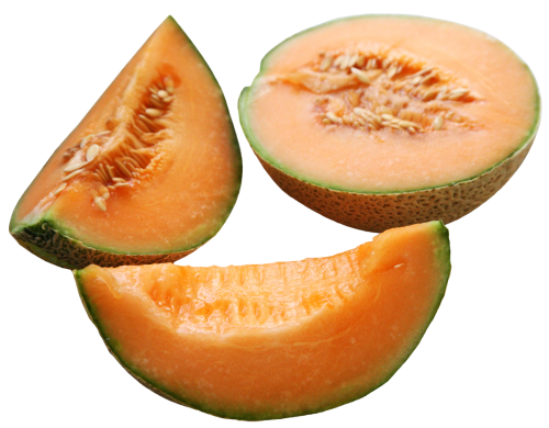Download Cantaloupe Melon Slices Png Image - Cantaloupe, Transparent background PNG HD thumbnail