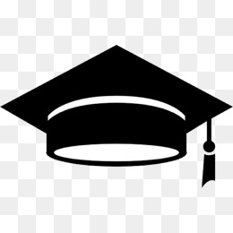 Hat Material Picture, Hat, Graduate Cap, Creative Hat Png Image And Clipart - Cap Black And White, Transparent background PNG HD thumbnail