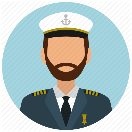 Avatar, Captain, Hat, Man, Services, Ship, Tie Icon - Captain Of A Ship, Transparent background PNG HD thumbnail