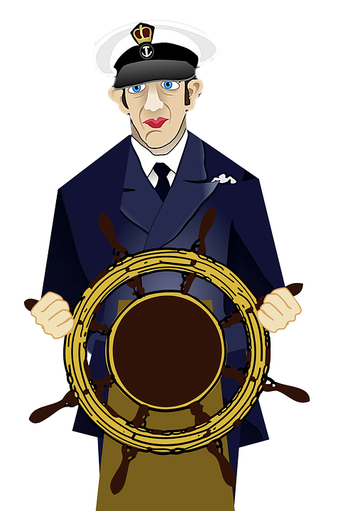 Captain Wheel Steering Sailor Nautical Ship - Captain Of A Ship, Transparent background PNG HD thumbnail
