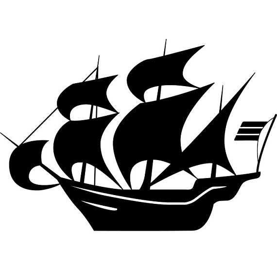 Sailing Ship #1 Sail Sea Ocean Boat Captain Boating Nautical Logo .svg .eps .png Instant Clipart Vector Cricut Cut Cutting Download File From Expertoutfit Hdpng.com  - Captain Of A Ship, Transparent background PNG HD thumbnail