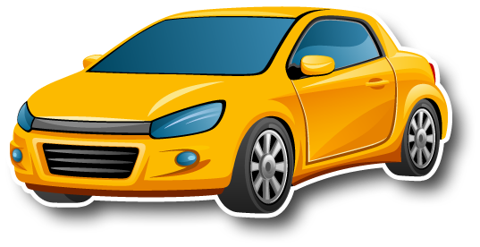 Yellow Car - Car Auction, Transparent background PNG HD thumbnail
