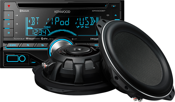 Car Audio. Speakers Soundwave