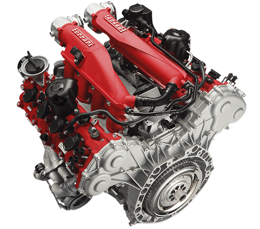 Ferrari Gtc4Lussot Engine   Ferrari Of Washington - Car Engine, Transparent background PNG HD thumbnail