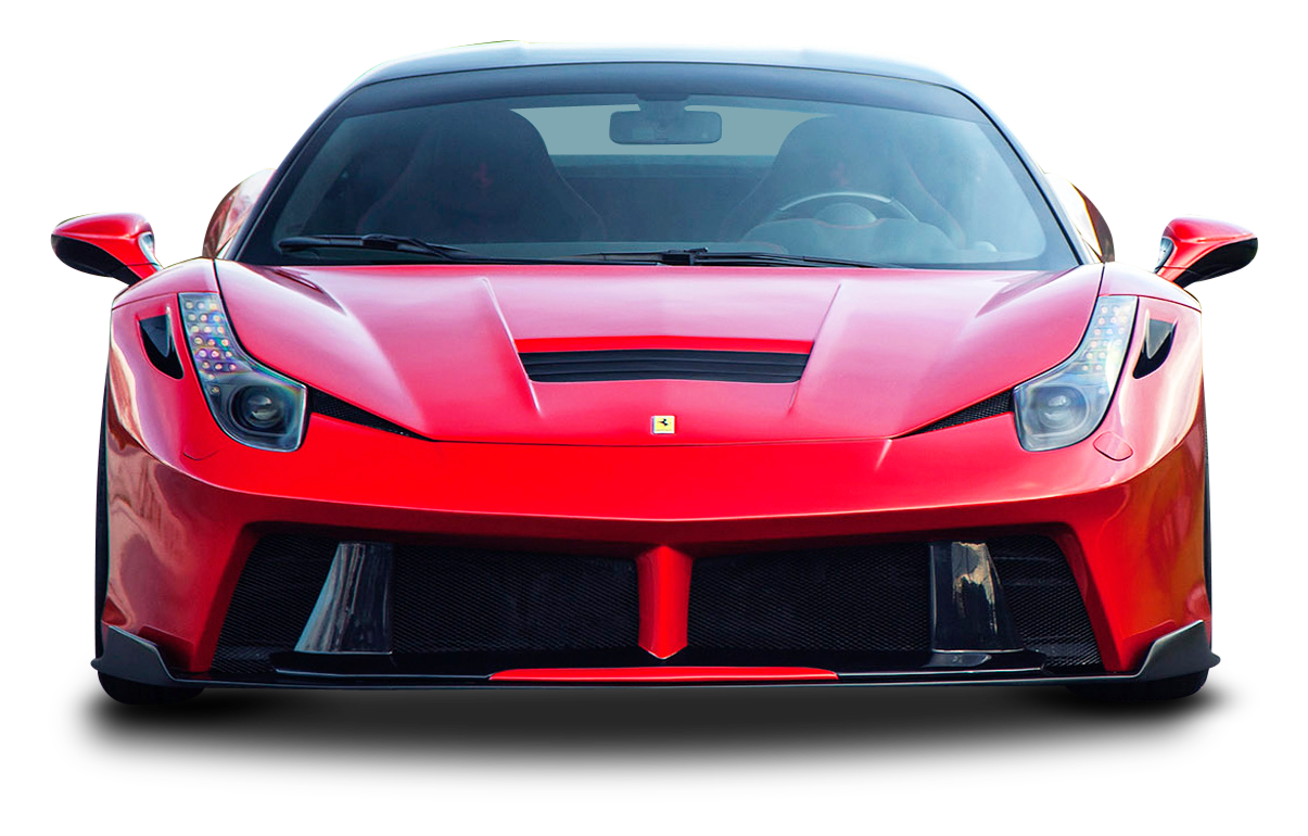 Red Ferrari 458 Italia Sports Car Png Image - Car, Transparent background PNG HD thumbnail