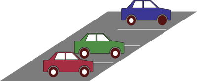 Urban: Parking Lot Illustration Of A Parking Lot With Several Cars (Side View) - Car Parking Lot, Transparent background PNG HD thumbnail