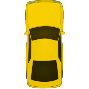 Hatchback Car Top View - Car Top, Transparent background PNG HD thumbnail