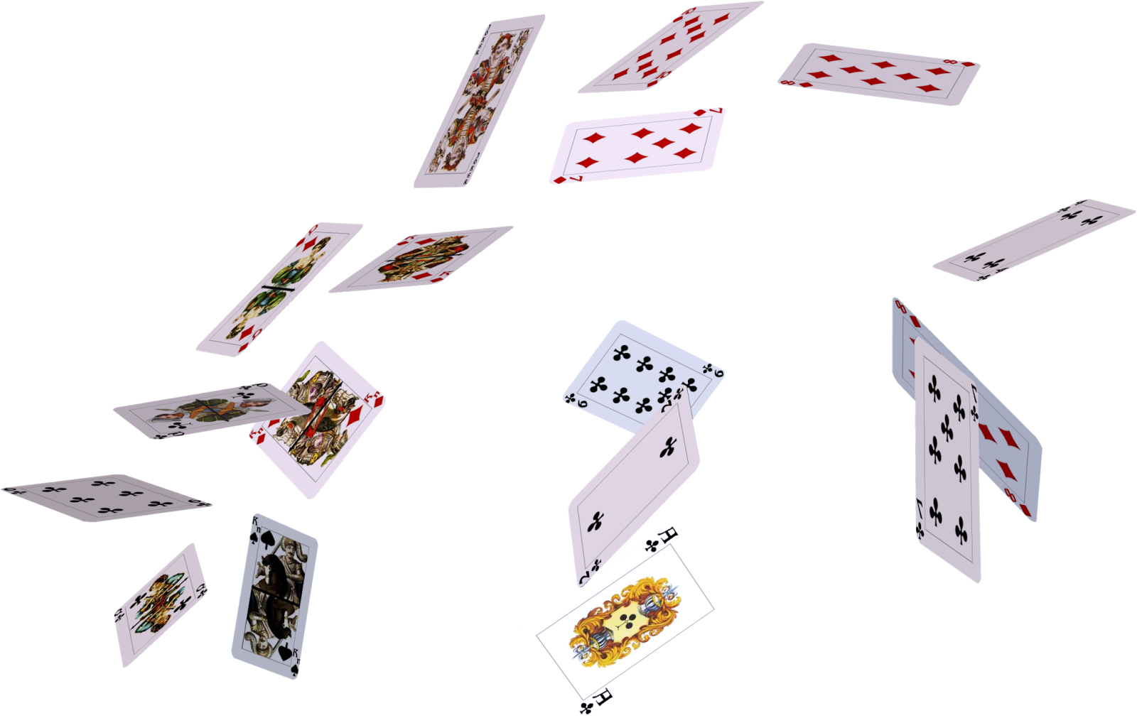 Flying Cards Png - Cards, Transparent background PNG HD thumbnail