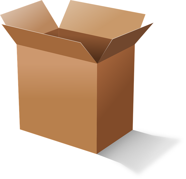 Box Cardboard Packaging Container Parcel Cargo - Cargo Box, Transparent background PNG HD thumbnail