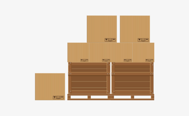 Cargo Box Vector, Transport, Logistics, Pull Goods Png And Vector - Cargo Box, Transparent background PNG HD thumbnail