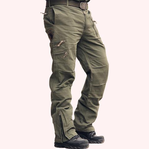 101Airborne Division Jeans Casual Training Plus Size Cotton Breathable Multi Pocket Military Army Camouflage Cargo Pants - Cargo Pant, Transparent background PNG HD thumbnail