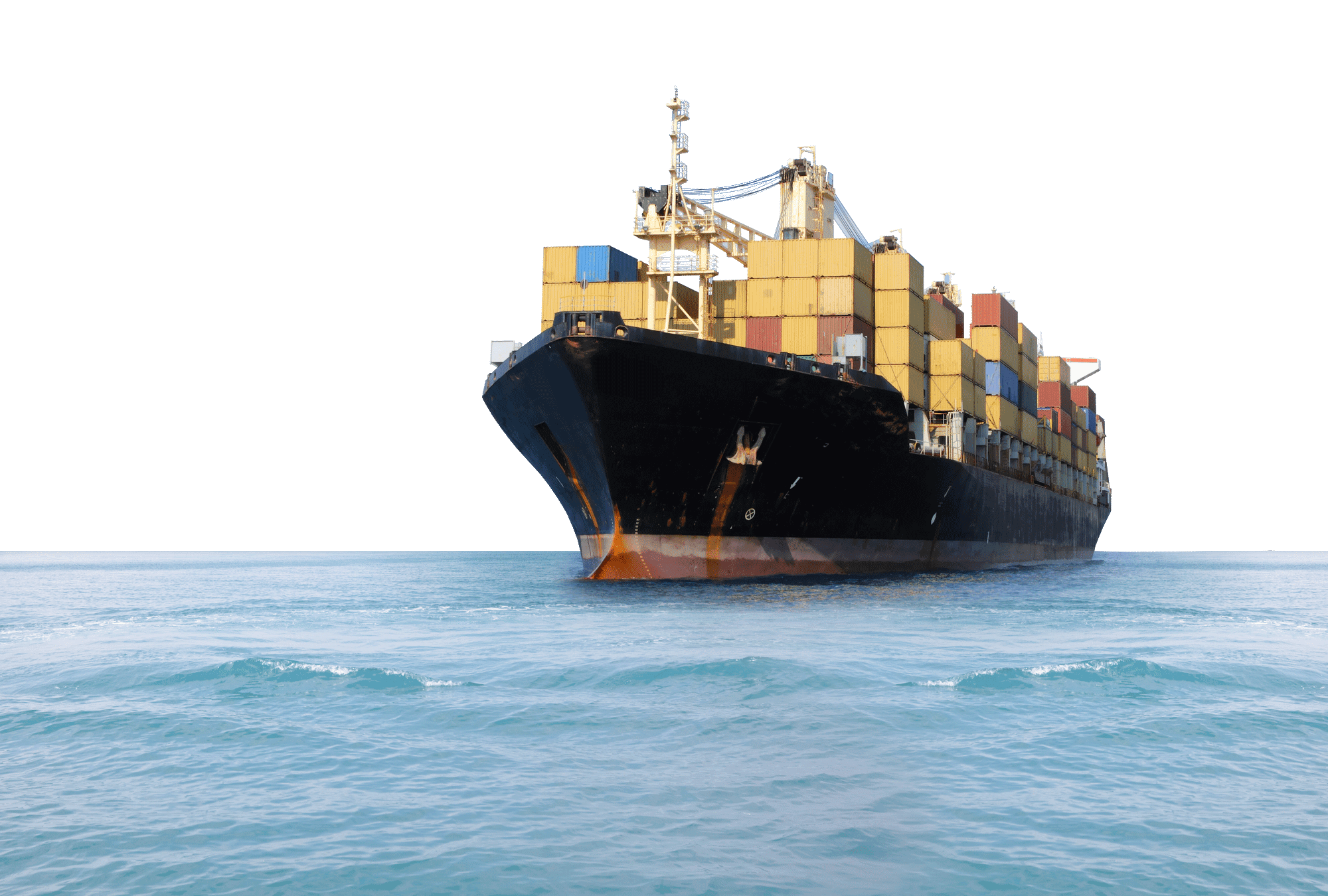 Freight Ship 19 - Cargo Ship, Transparent background PNG HD thumbnail