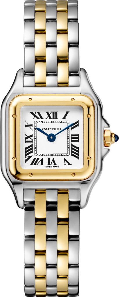 Panthère De Cartier Watchsmall Model, Yellow Gold And Steel Hdpng.com  - Cartier, Transparent background PNG HD thumbnail