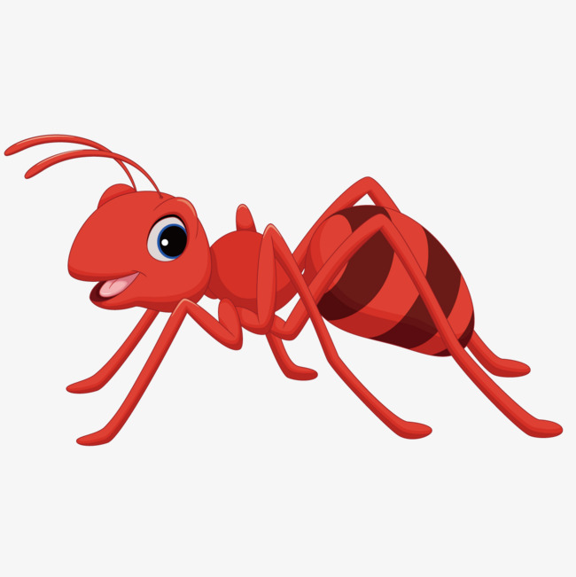 Red Ants, Red, Ant, Cartoon Png And Vector - Cartoon Ant, Transparent background PNG HD thumbnail
