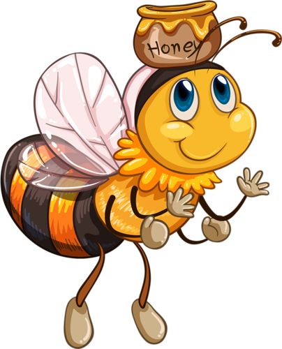 6A242C1D.png - Cartoon Bees, Transparent background PNG HD thumbnail
