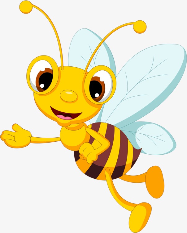 Bee, Bee, Worker Bees, Bug Png Image - Cartoon Bees, Transparent background PNG HD thumbnail