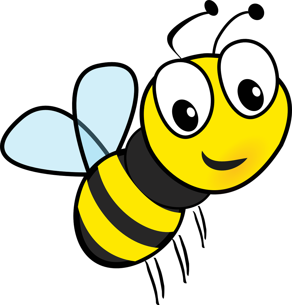 Bee Cartoon 3D Model Download
