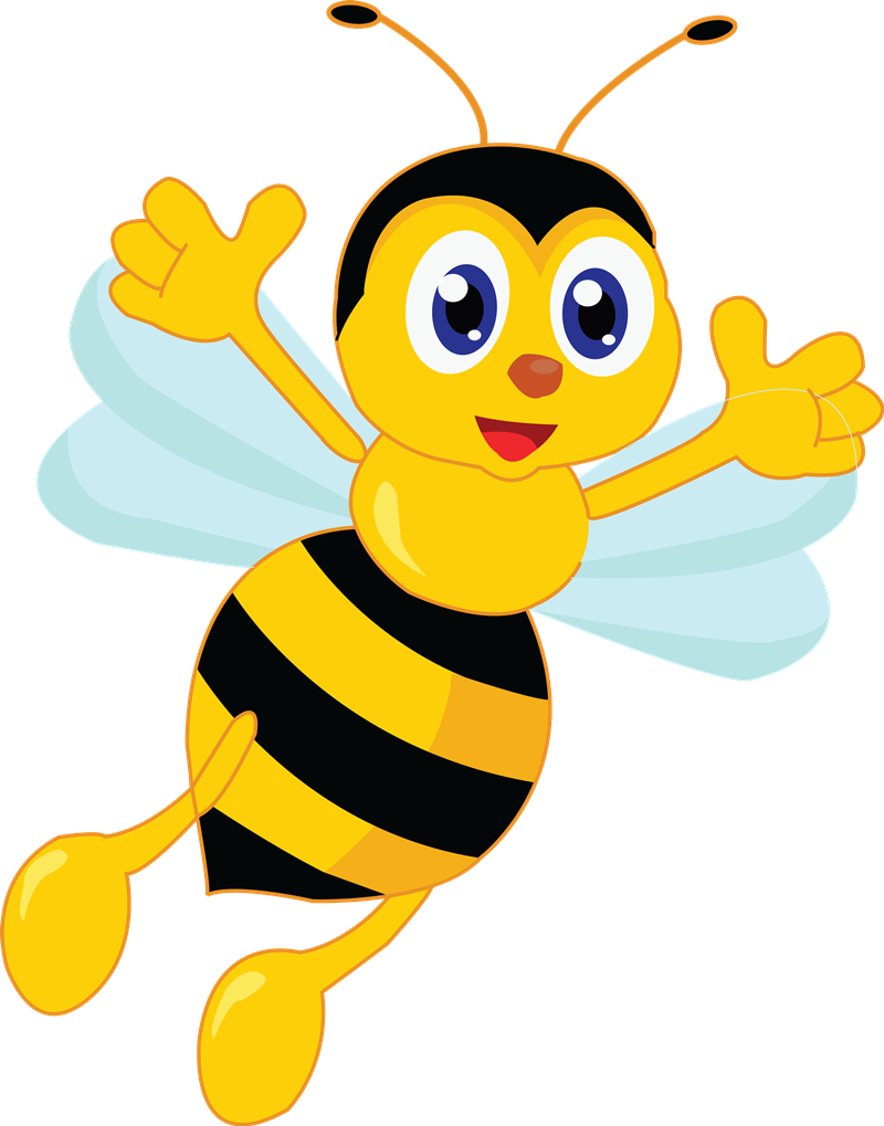 Free To Use U0026 Public Domain Bee Clip Art - Cartoon Bees, Transparent background PNG HD thumbnail