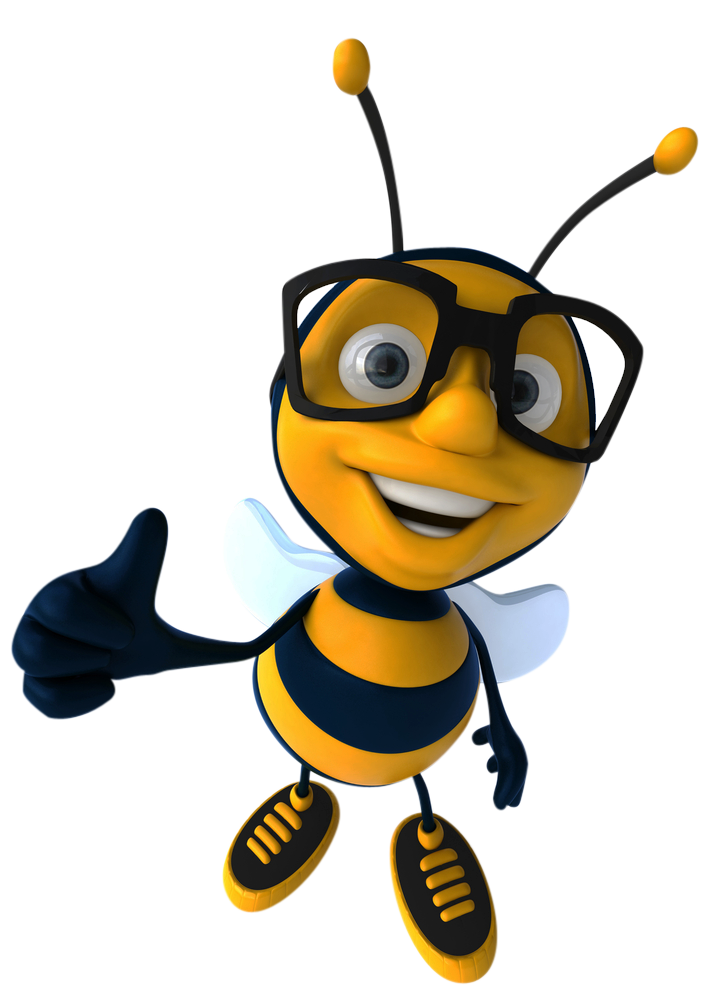 Home   Do Bee Business Solutions - Cartoon Bees, Transparent background PNG HD thumbnail