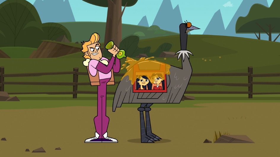 Image   Jacques Pours Vegetable Oil On The Emu.png | Total Drama Wiki | Fandom Powered By Wikia - Cartoon Emu, Transparent background PNG HD thumbnail