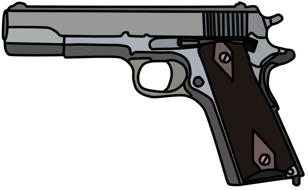Colt M1911 By Whellerng Hdpng.com  - Cartoon Gun, Transparent background PNG HD thumbnail