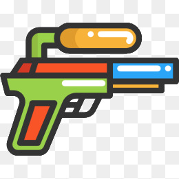 Water Gun, Cartoon, Water Gun, Toy Png Image And Clipart - Cartoon Gun, Transparent background PNG HD thumbnail