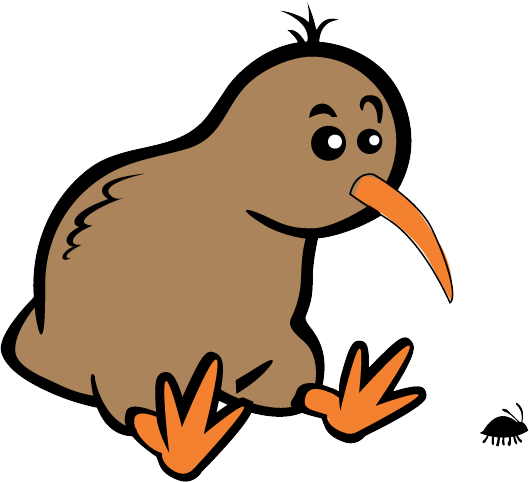 Beyond Kiwis - Cartoon Kiwi Bird, Transparent background PNG HD thumbnail