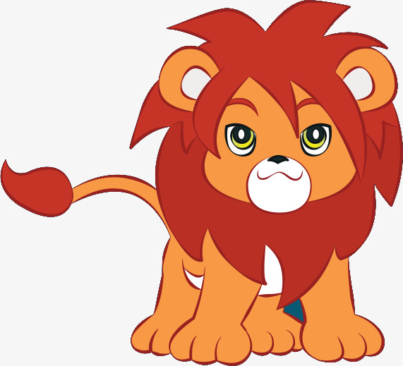 Jungle Lion Cub, Lion, Jungle, Small Animals Png Image And Clipart - Cartoon Lion Cub, Transparent background PNG HD thumbnail