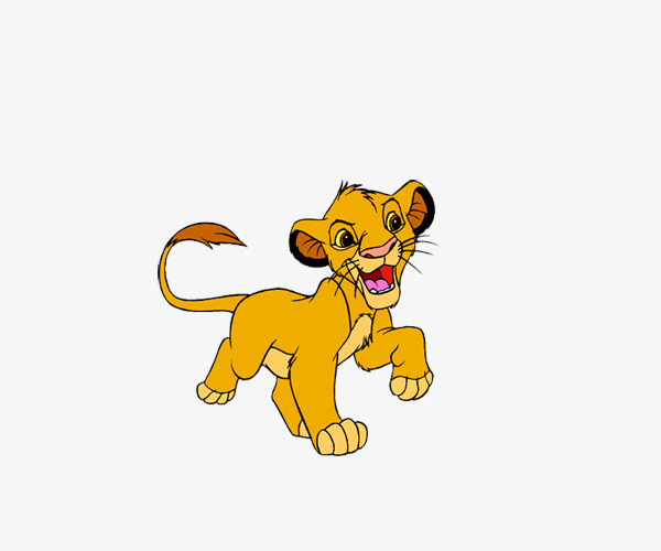 Lion King Lion Cub, Cartoon, Protagonist, Yellow Png Image And Clipart - Cartoon Lion Cub, Transparent background PNG HD thumbnail