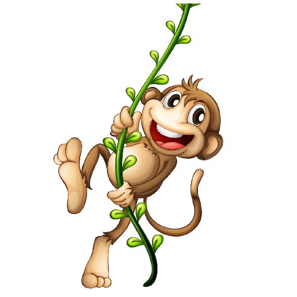 Cartoon Monkey Image_6.png (600×600) | Cakes   Prints Animals | Pinterest | Monkey And Clip Art - Cartoon, Transparent background PNG HD thumbnail