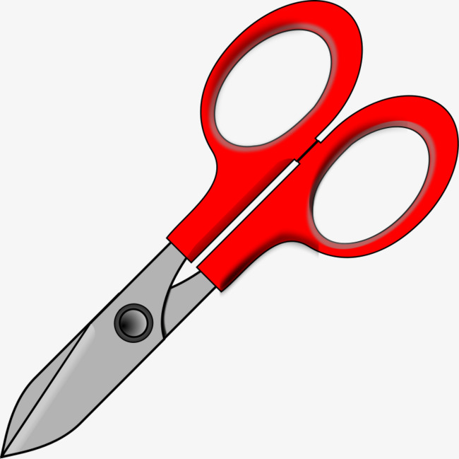 Red Scissors, Scissors, Red, Cartoon Scissors Free Png And Psd - Cartoon Scissors, Transparent background PNG HD thumbnail