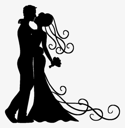 couple silhouette, Lovers, Sk