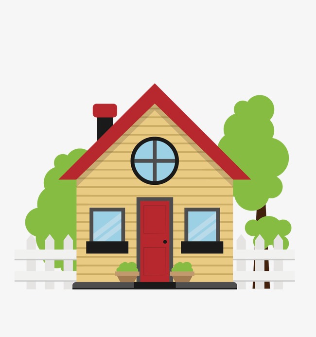 House, Villa, Small Houses, Greening Png And Vector - Casas, Transparent background PNG HD thumbnail