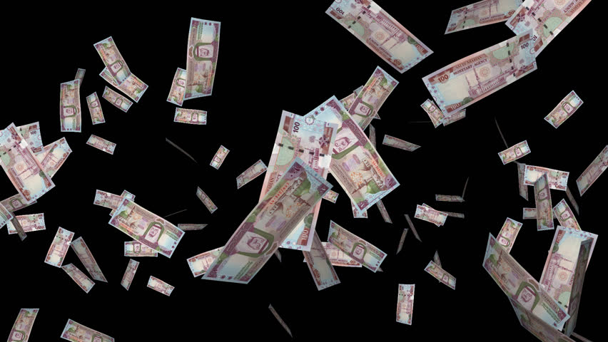 Money Explosion   100 Saudi Arabian Riyals   05   Alpha Channel   Exploding Banknotes For - Cash, Transparent background PNG HD thumbnail