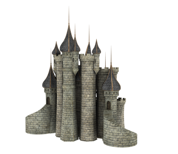 Fantasy Castle Png File - Castle, Transparent background PNG HD thumbnail