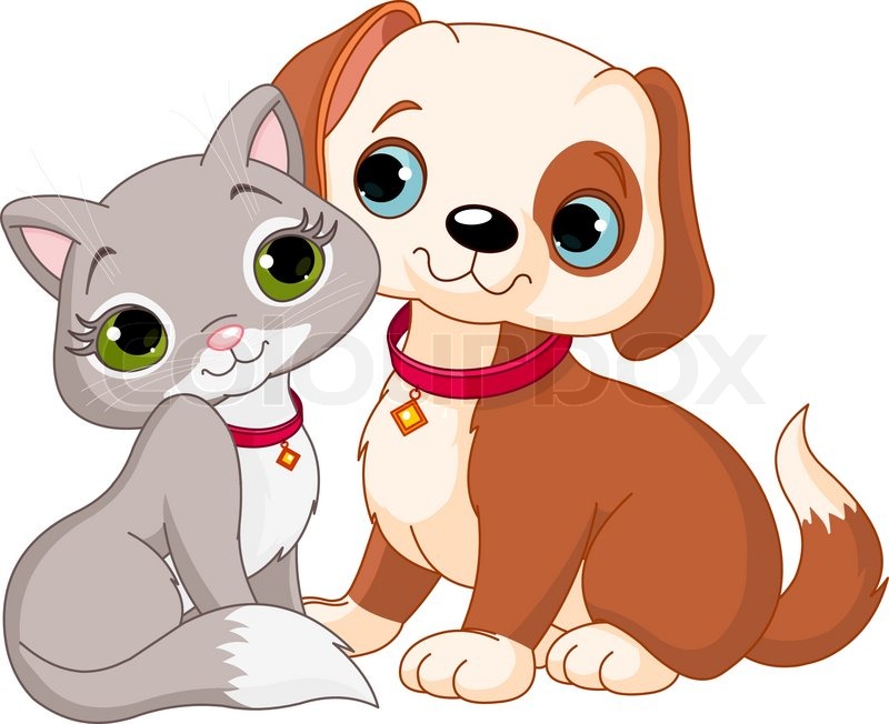 Dog And Cat Best Friends Ever, Vector - Cat And Dog No Background, Transparent background PNG HD thumbnail