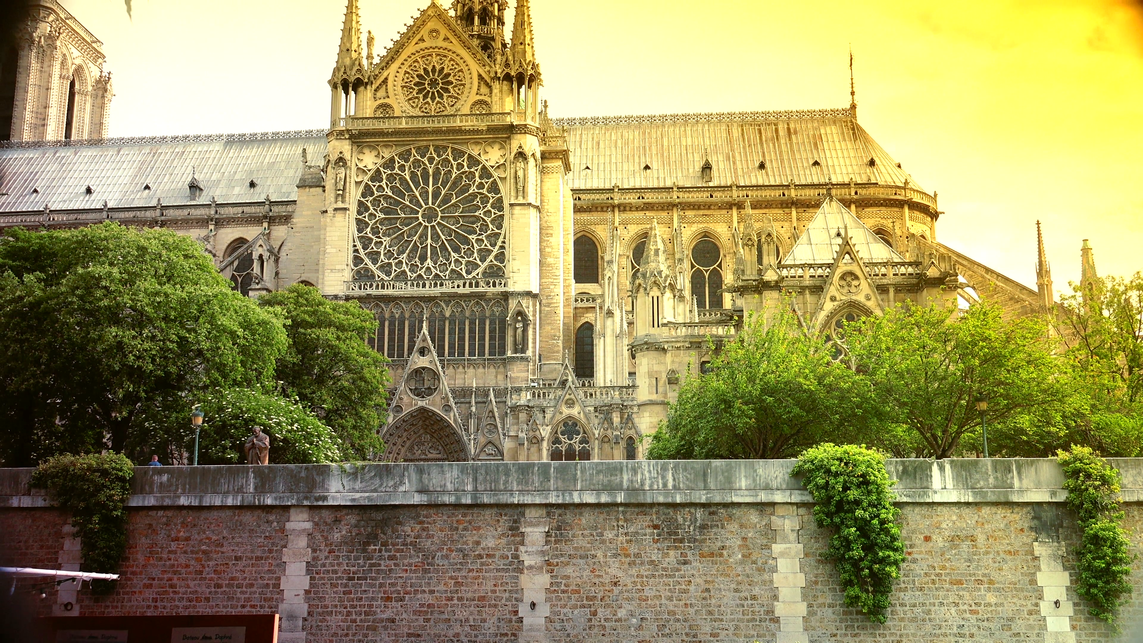 Editorial  Paris, France   Circa 2015: Notre Dame Cathedral, Ultra Hd 4K, Real Time, Zooming. Notre Dame Is One Of The Most Famous Landmarks Of The French Hdpng.com  - Cathedral, Transparent background PNG HD thumbnail