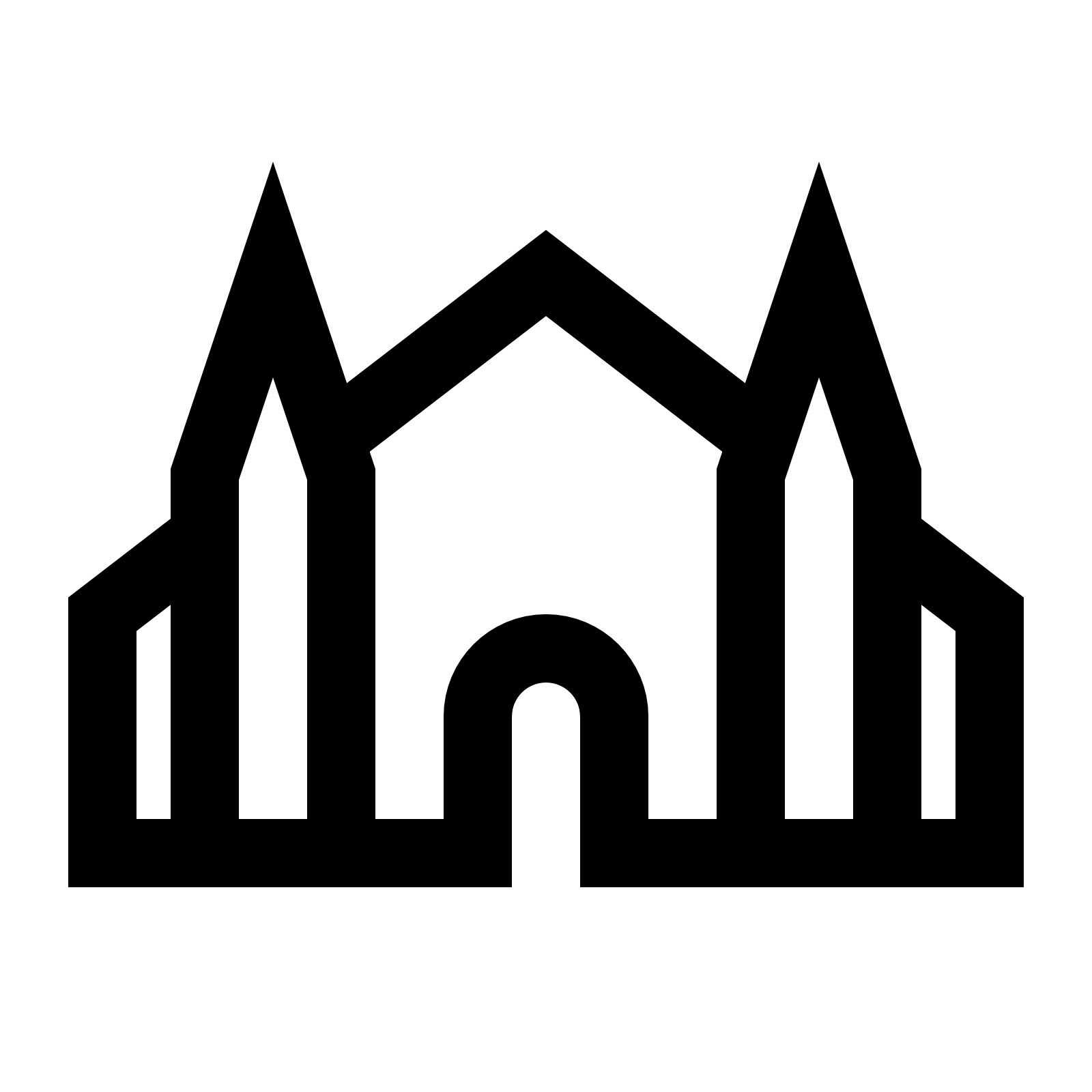 Cathedral Icon - Cathedral, Transparent background PNG HD thumbnail