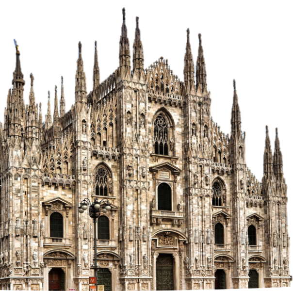 File:cattedrale Milano.png - Cathedral, Transparent background PNG HD thumbnail